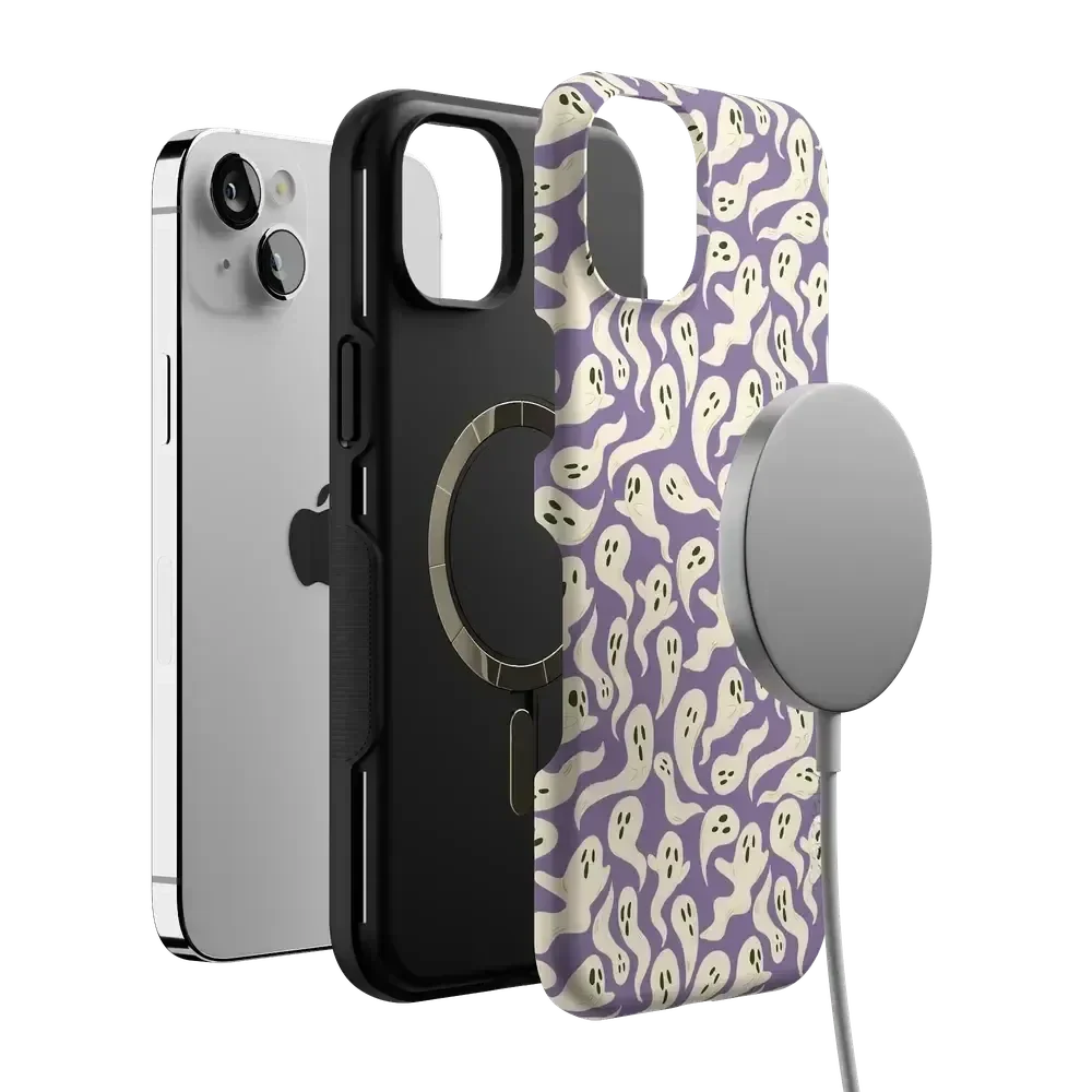 All Boo'd Up | Purple Ghost Case Phone Case get.casely