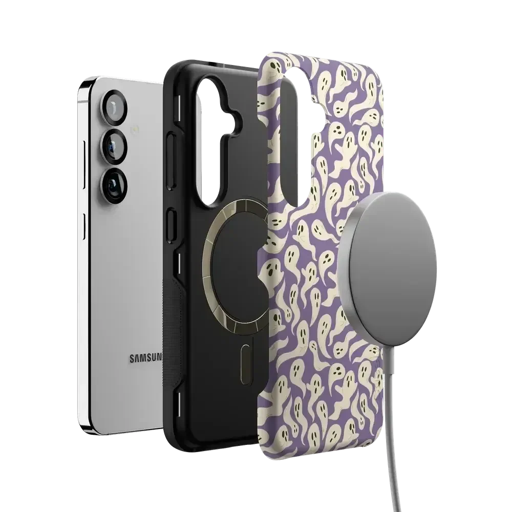 All Boo'd Up | Purple Ghost Case Phone Case get.casely
