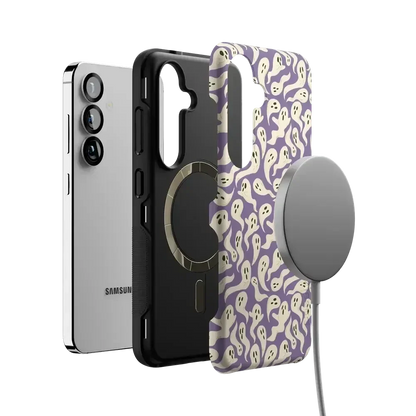 All Boo'd Up | Purple Ghost Case Phone Case get.casely