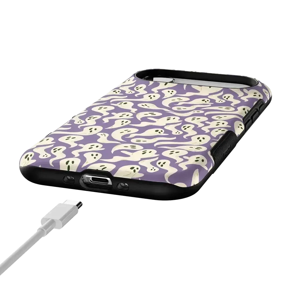 All Boo'd Up | Purple Ghost Case Phone Case get.casely