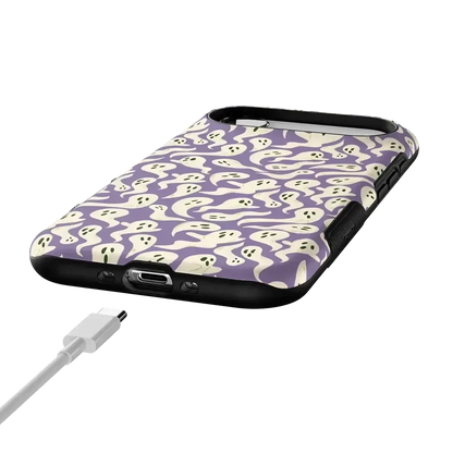 All Boo'd Up | Purple Ghost Case Phone Case get.casely