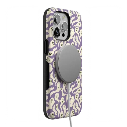 All Boo'd Up | Purple Ghost Case Phone Case get.casely