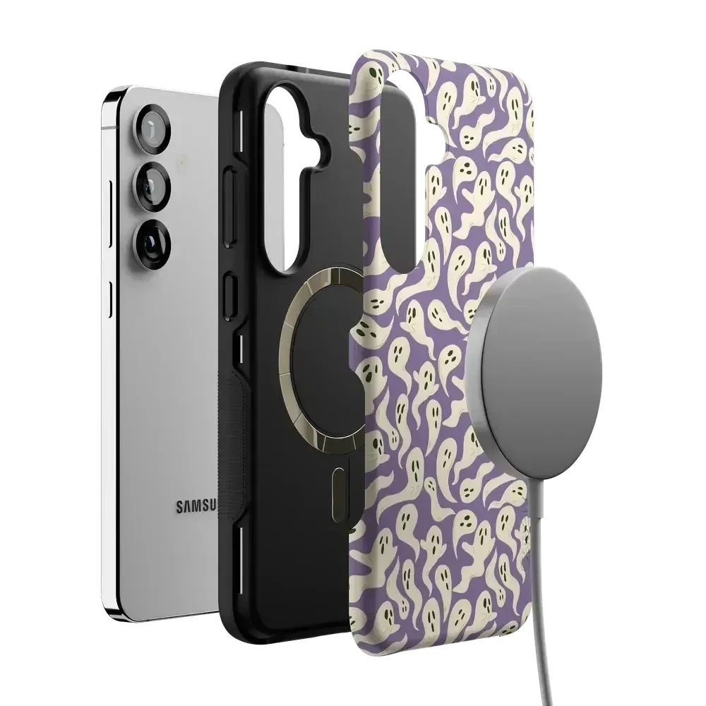 All Boo'd Up | Purple Ghost Case Phone Case get.casely