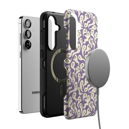 All Boo'd Up | Purple Ghost Case Phone Case get.casely