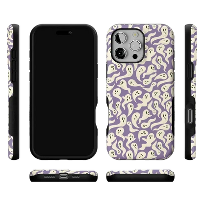 All Boo'd Up | Purple Ghost Case Phone Case get.casely
