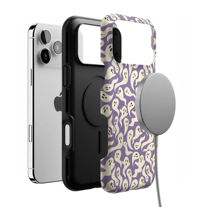 All Boo'd Up | Purple Ghost Case Phone Case get.casely