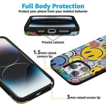 All Smiles | Smiley Face Sticker Case iPhone Case get.casely