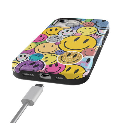 All Smiles | Smiley Face Sticker Case iPhone Case get.casely