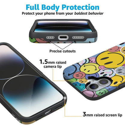 All Smiles | Smiley Face Sticker Case iPhone Case get.casely