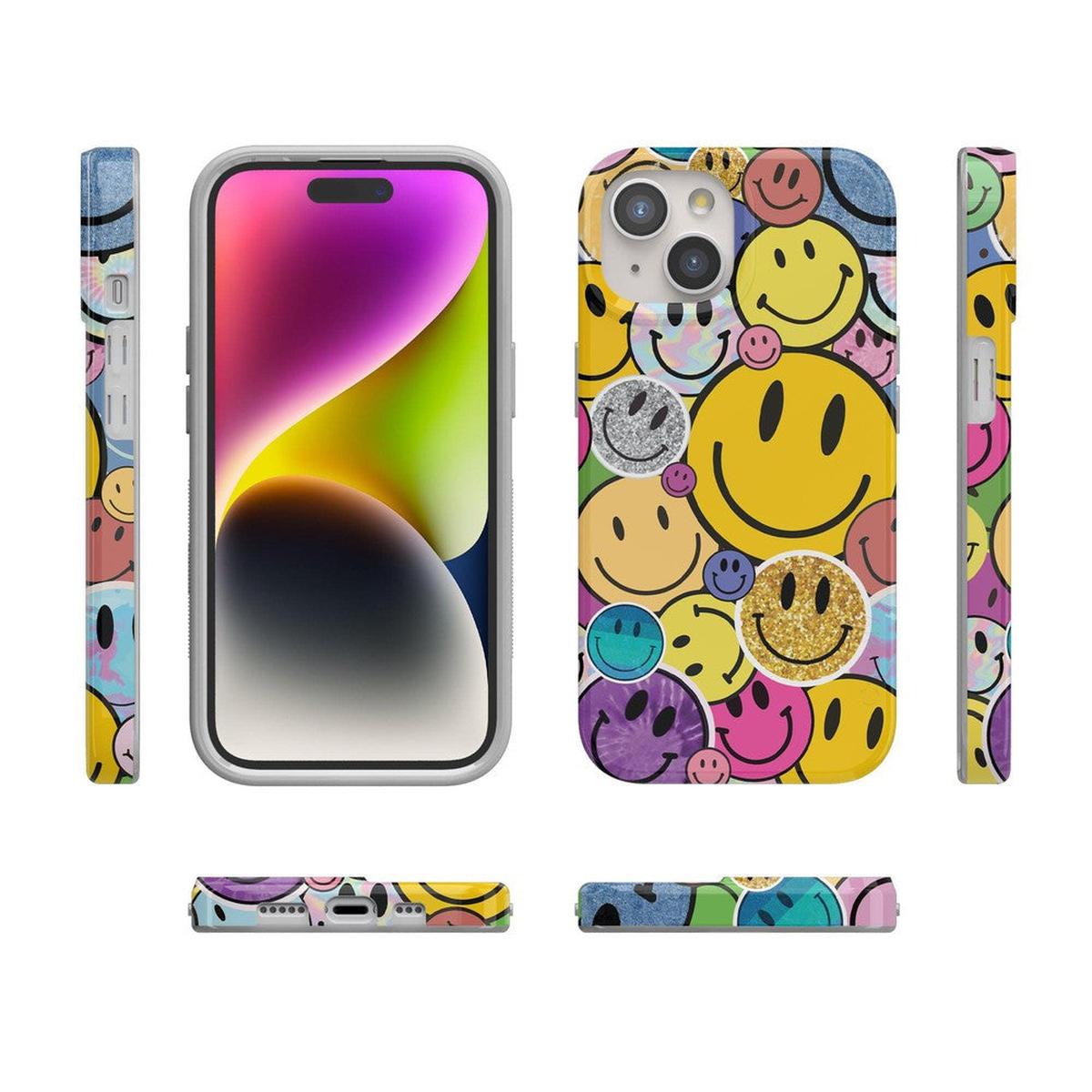 All Smiles | Smiley Face Sticker Case iPhone Case get.casely