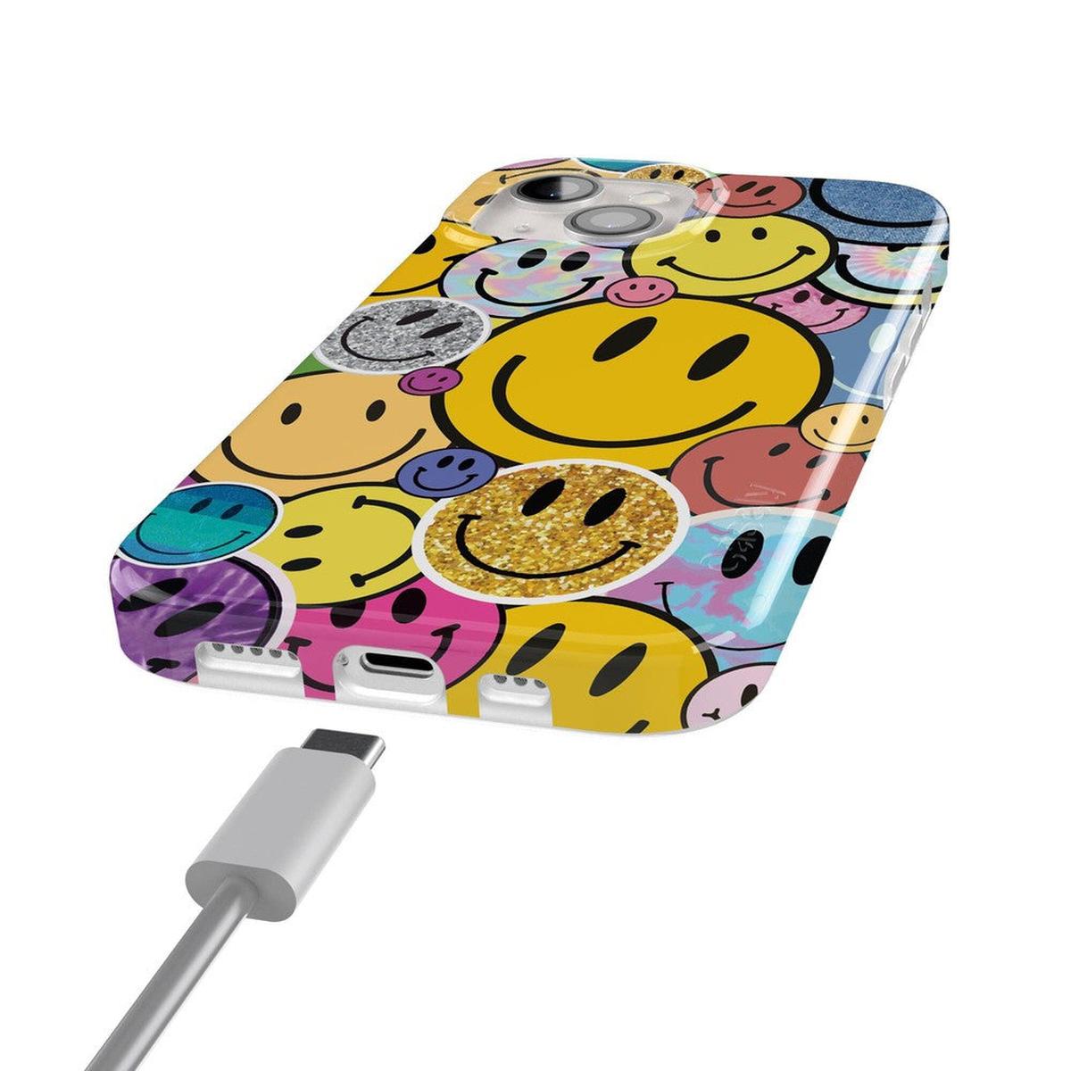 All Smiles | Smiley Face Sticker Case iPhone Case get.casely