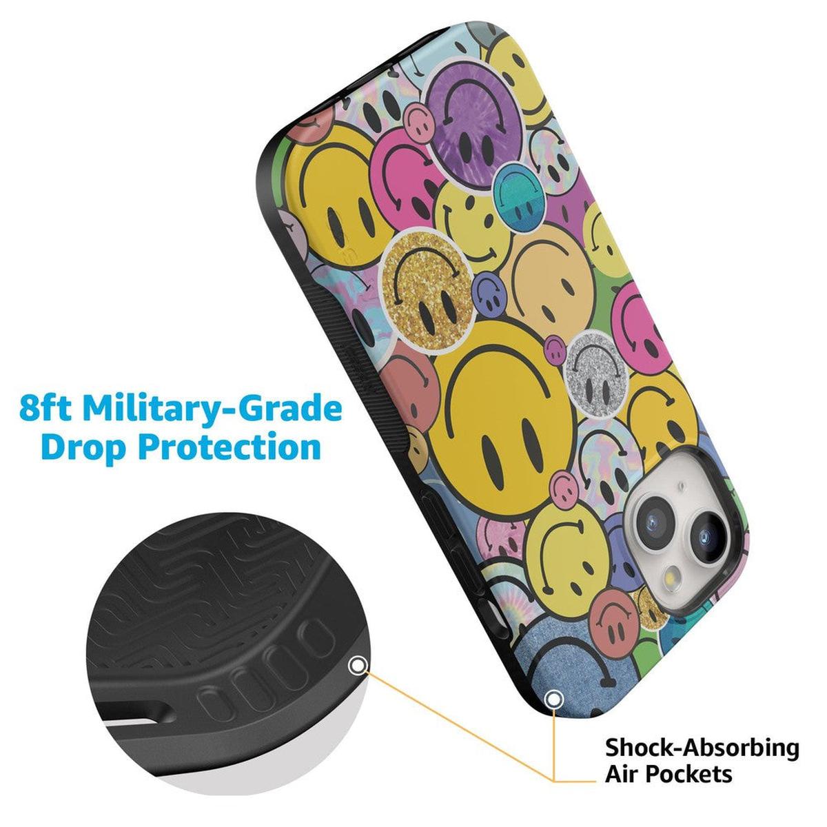 All Smiles | Smiley Face Sticker Case iPhone Case get.casely