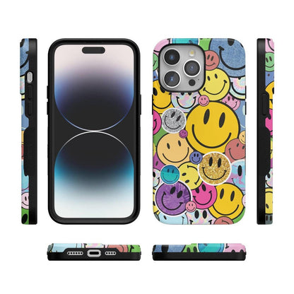 All Smiles | Smiley Face Sticker Case iPhone Case get.casely
