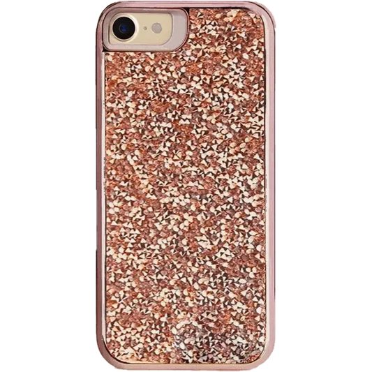 All That Glitter | Rose Gold Crystal Case iPhone Case get.casely Classic iPhone XR