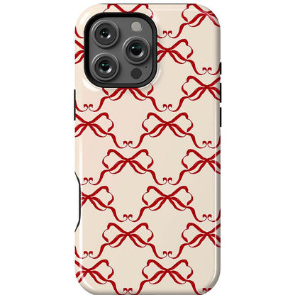 All Wrapped Up | Vintage Bows Case Phone Case Casetry Essential + MagSafe® iPhone 16 Pro Max