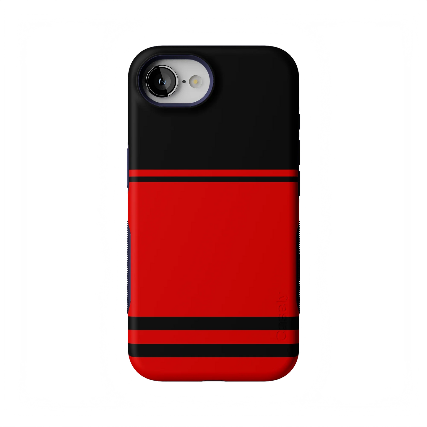 Go Canes | Black & Red Striped Case - iPhone 16E
