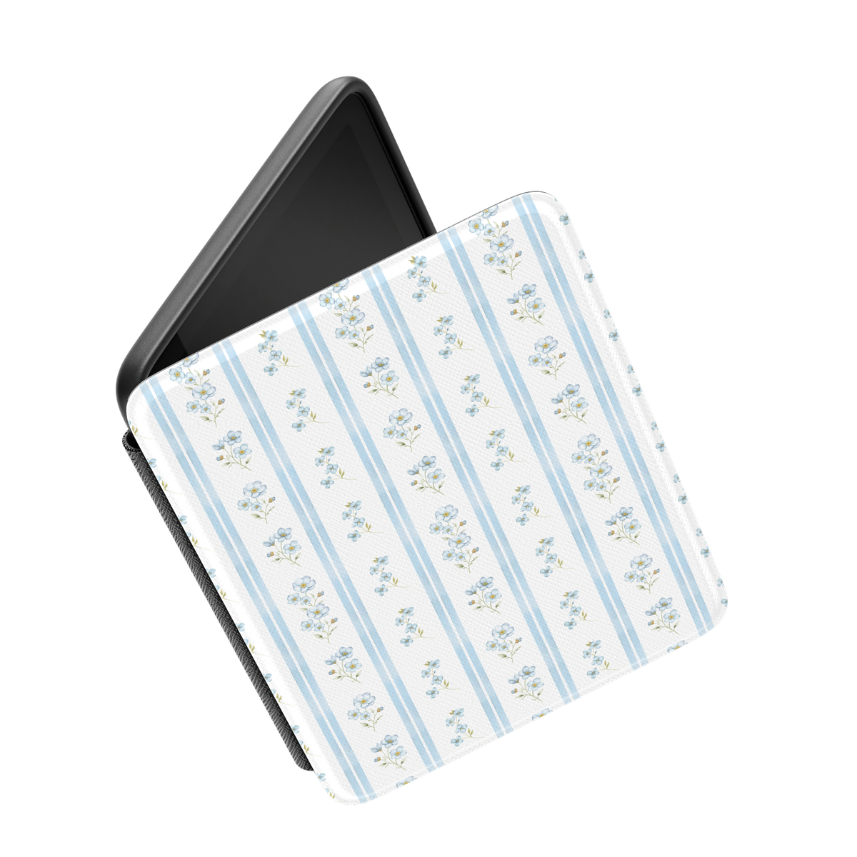 Cottage Stripe | Blue Floral Kindle Case