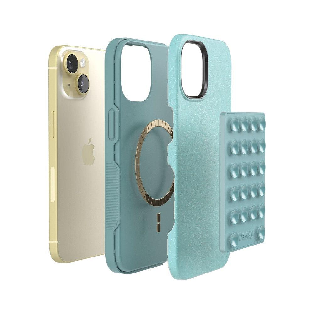 Aquamarine | Ocean Blue Shimmer Grippy Grippy get.casely