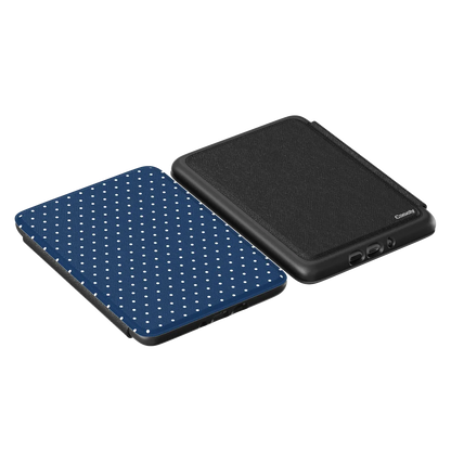 On the Dot | Navy Polka Dot Kindle Case