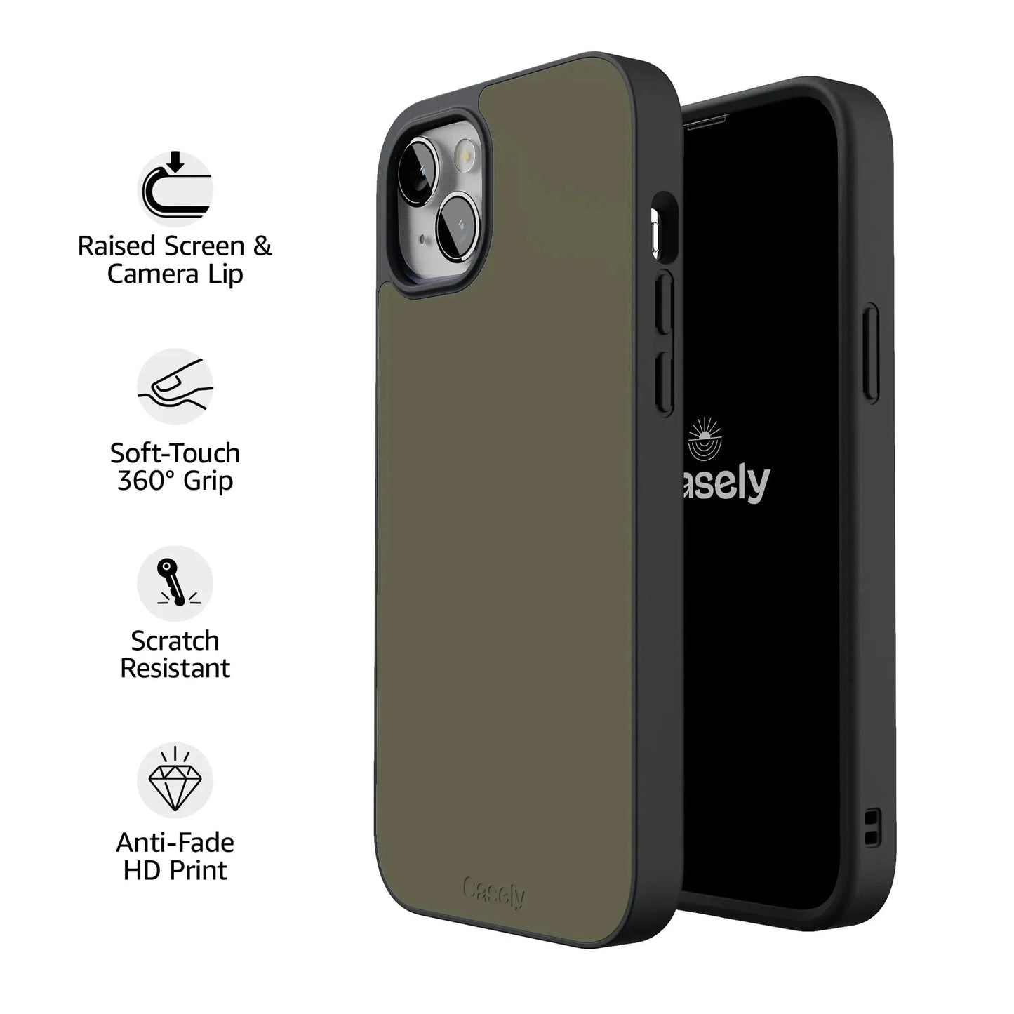 Army Green | The Boyfriend Collection Phone Case get.casely