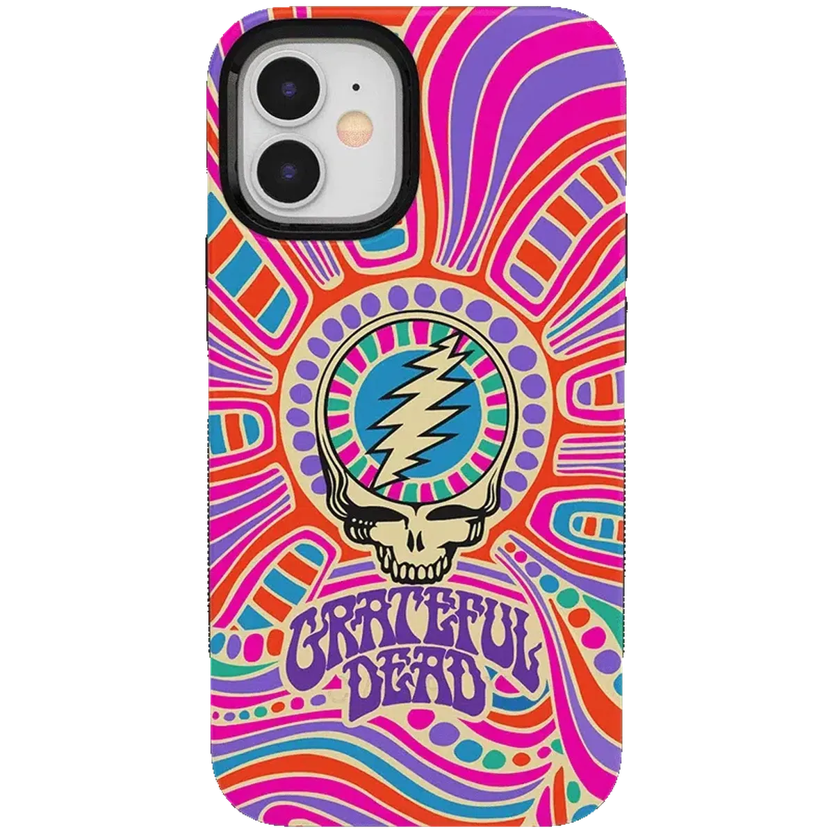 Art of Chaos | Grateful Dead Skull Case iPhone Case get.casely Bold + MagSafe® iPhone 12