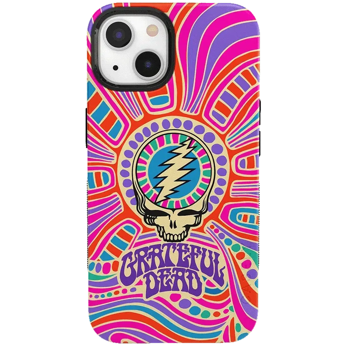 Art of Chaos | Grateful Dead Skull Case iPhone Case get.casely Bold + MagSafe® iPhone 13