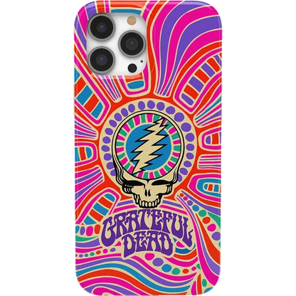 Art of Chaos | Grateful Dead Skull Case iPhone Case get.casely Classic + MagSafe® iPhone 13 Pro Max