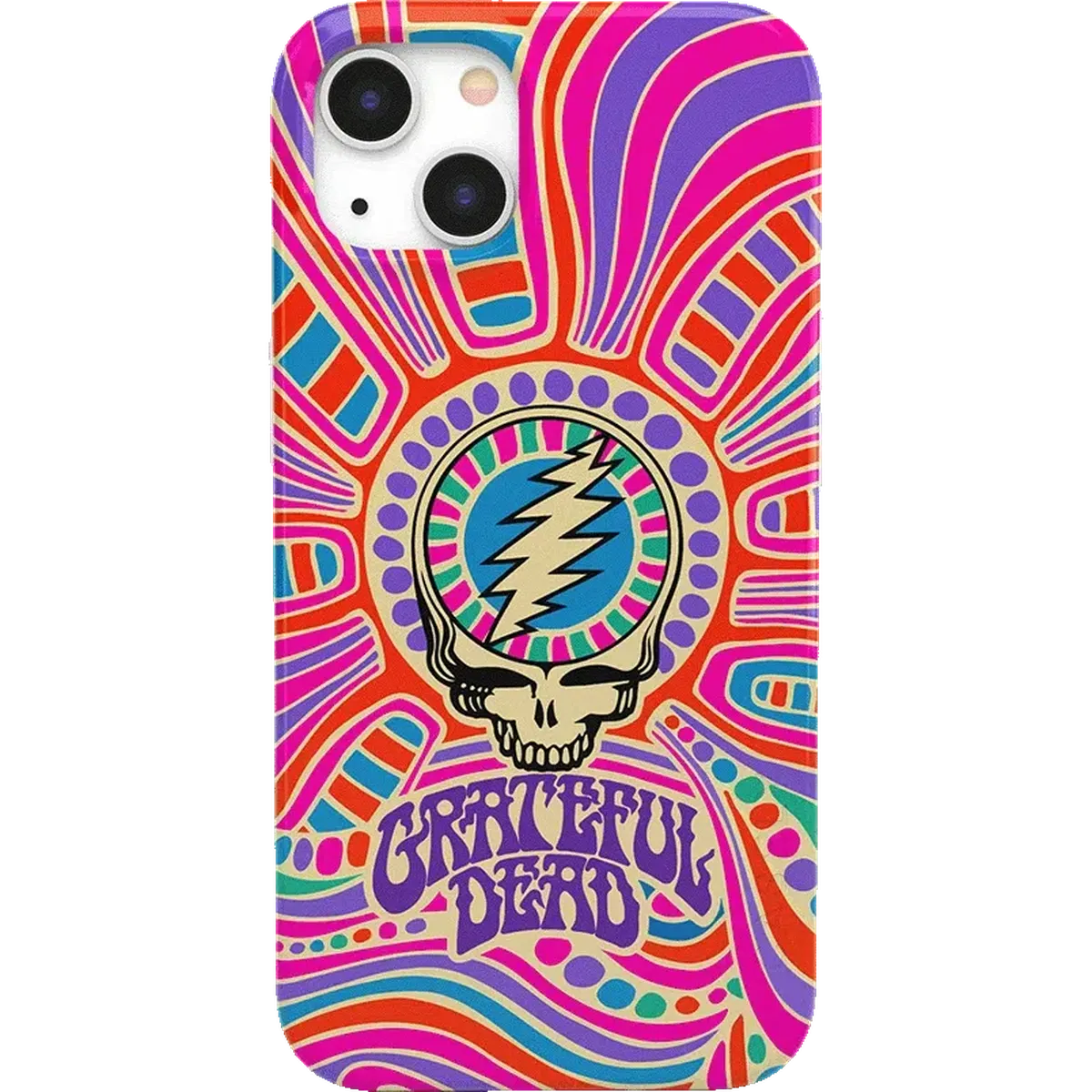 Art of Chaos | Grateful Dead Skull Case iPhone Case get.casely Classic + MagSafe® iPhone 13 Pro