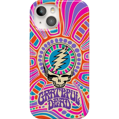 Art of Chaos | Grateful Dead Skull Case iPhone Case get.casely Classic + MagSafe® iPhone 15