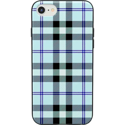 As if! | Light Blue Plaid Case iPhone Case get.casely Classic iPhone 6/7/8
