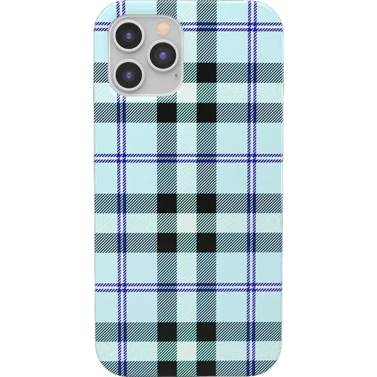 As if! | Light Blue Plaid Case iPhone Case get.casely