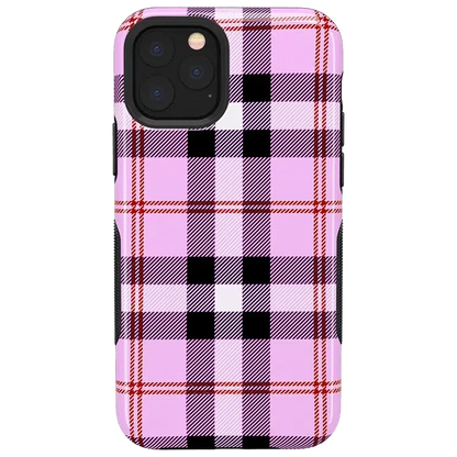 As if! | Light Purple Plaid Case iPhone Case get.casely Bold iPhone 11 Pro