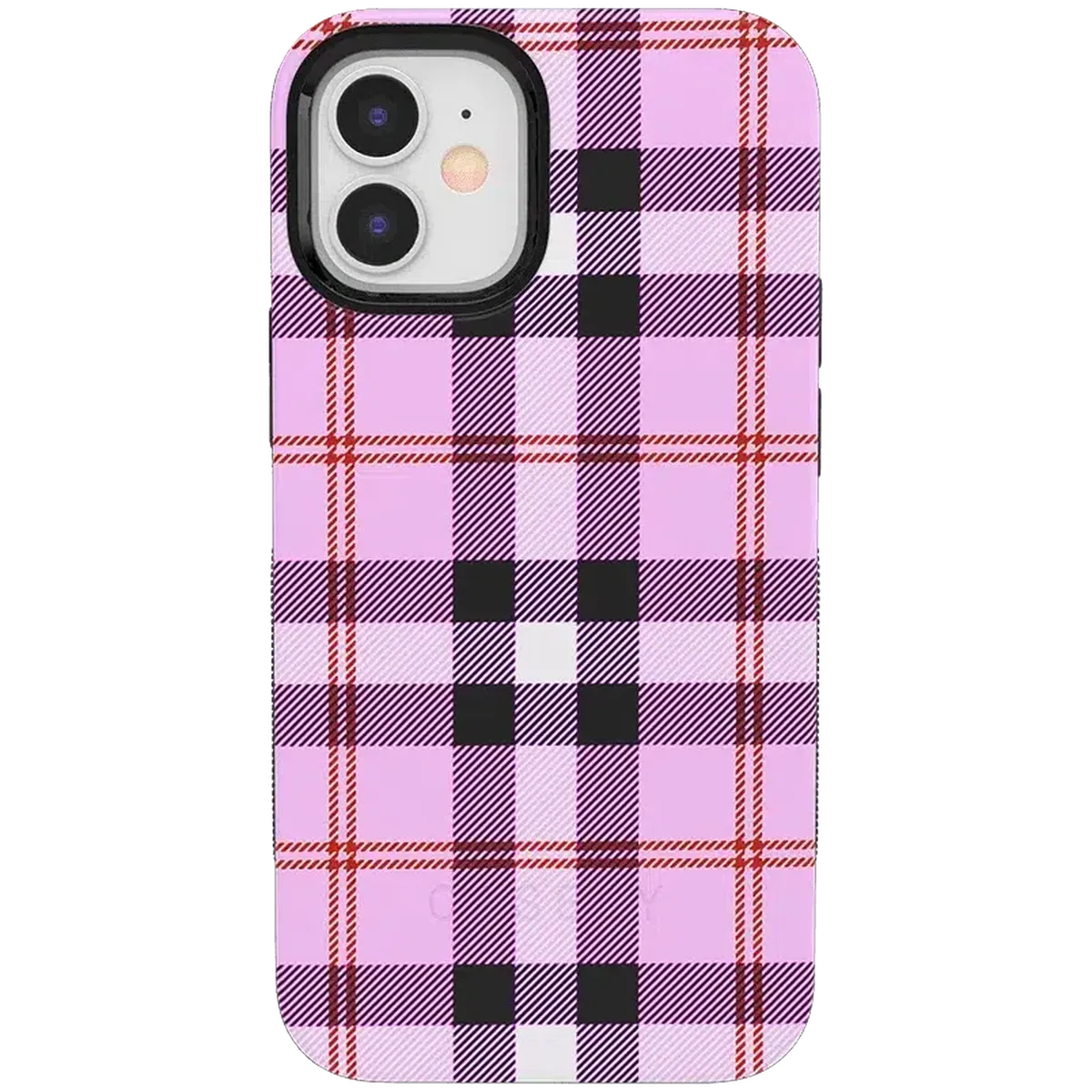 As if! | Light Purple Plaid Case iPhone Case get.casely Bold iPhone 12 Mini
