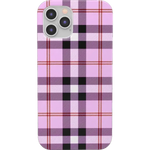 As if! | Light Purple Plaid Case iPhone Case get.casely Classic iPhone 12 Pro Max