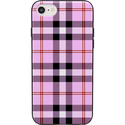 As if! | Light Purple Plaid Case iPhone Case get.casely Classic iPhone 6/7/8 Plus