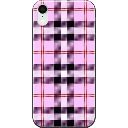 As if! | Light Purple Plaid Case iPhone Case get.casely Classic iPhone X / XS