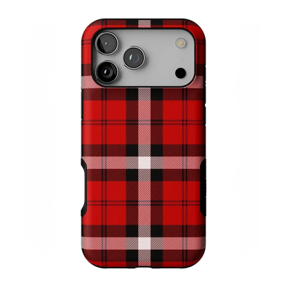 As if! | Red Plaid Case Phone Case get.casely Bold Flex + MagSafe® iPhone 17 Pro Max