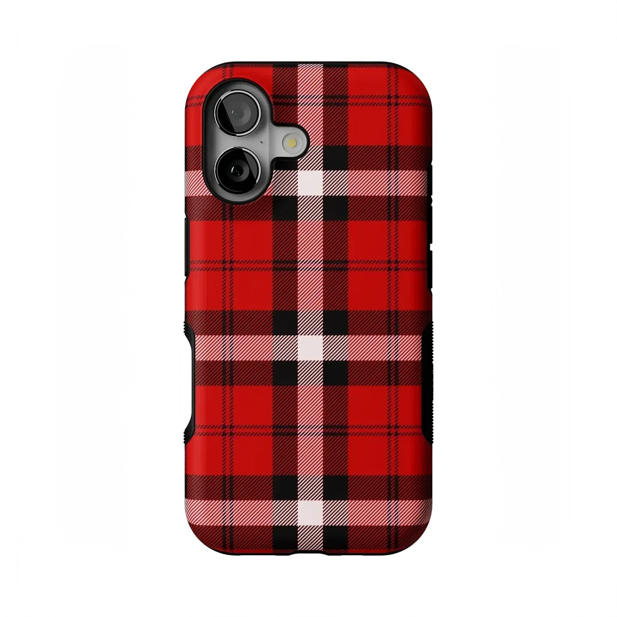 As if! | Red Plaid Case Phone Case get.casely Bold Flex + MagSafe® iPhone 17