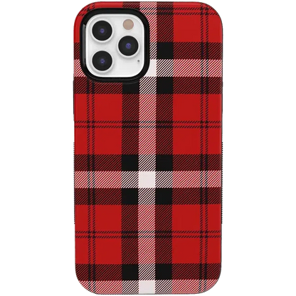 As if! | Red Plaid iPhone Case iPhone Case get.casely Bold iPhone 12 Pro