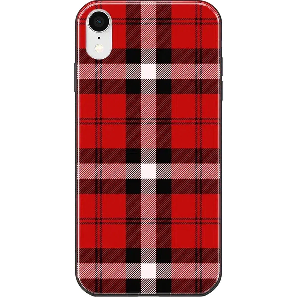 As if! | Red Plaid iPhone Case iPhone Case get.casely Classic iPhone X / XS
