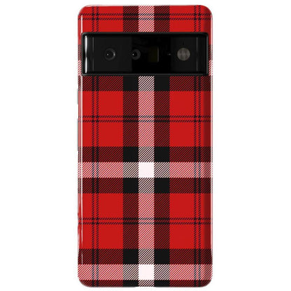 As if! | Red Plaid iPhone Case Phone Case get.casely Essential Google Pixel 6 Pro