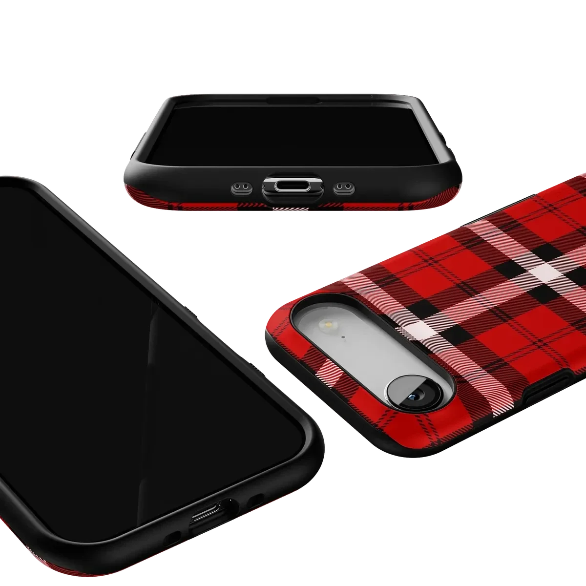 As if! | Red Plaid Case Phone Case get.casely