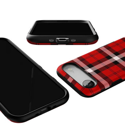 As if! | Red Plaid Case Phone Case get.casely