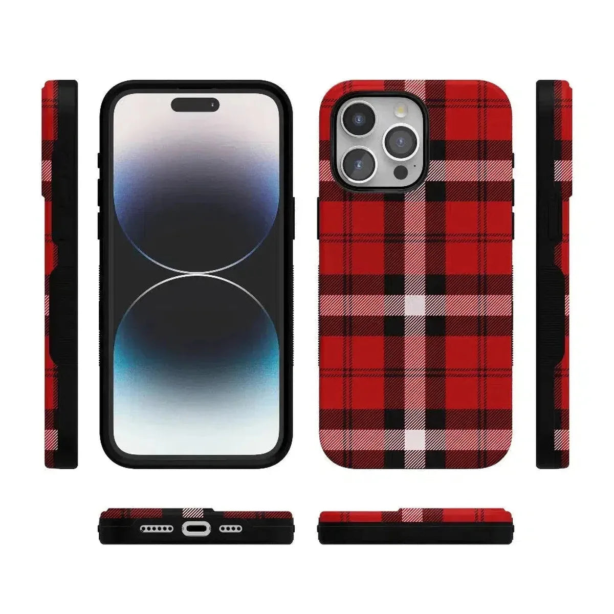 As if! | Red Plaid Case Phone Case get.casely
