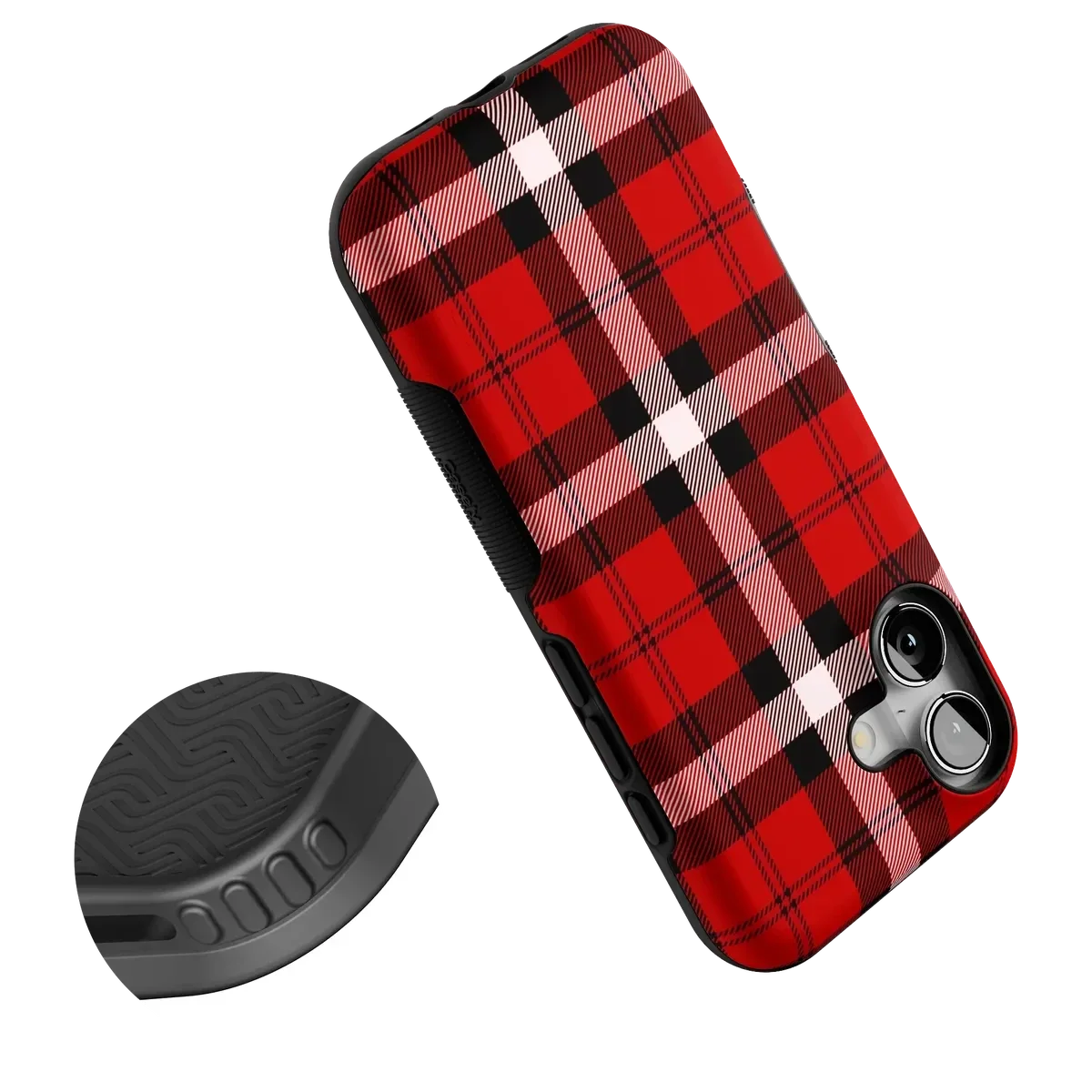 As if! | Red Plaid Case Phone Case get.casely