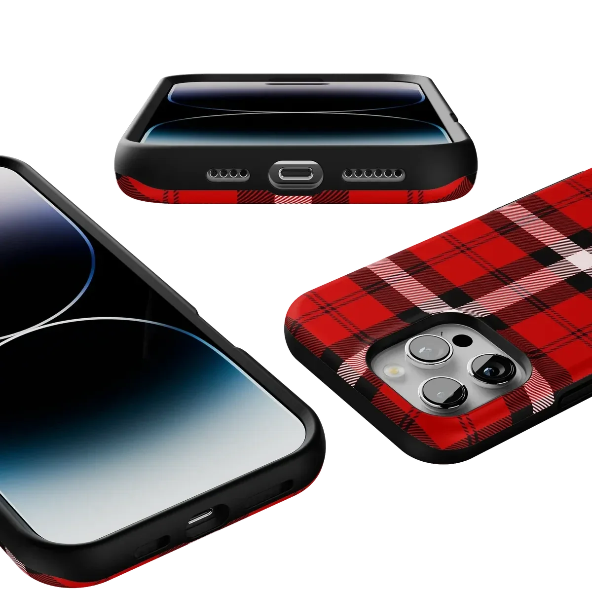 As if! | Red Plaid Case Phone Case get.casely