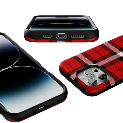 As if! | Red Plaid Case Phone Case get.casely
