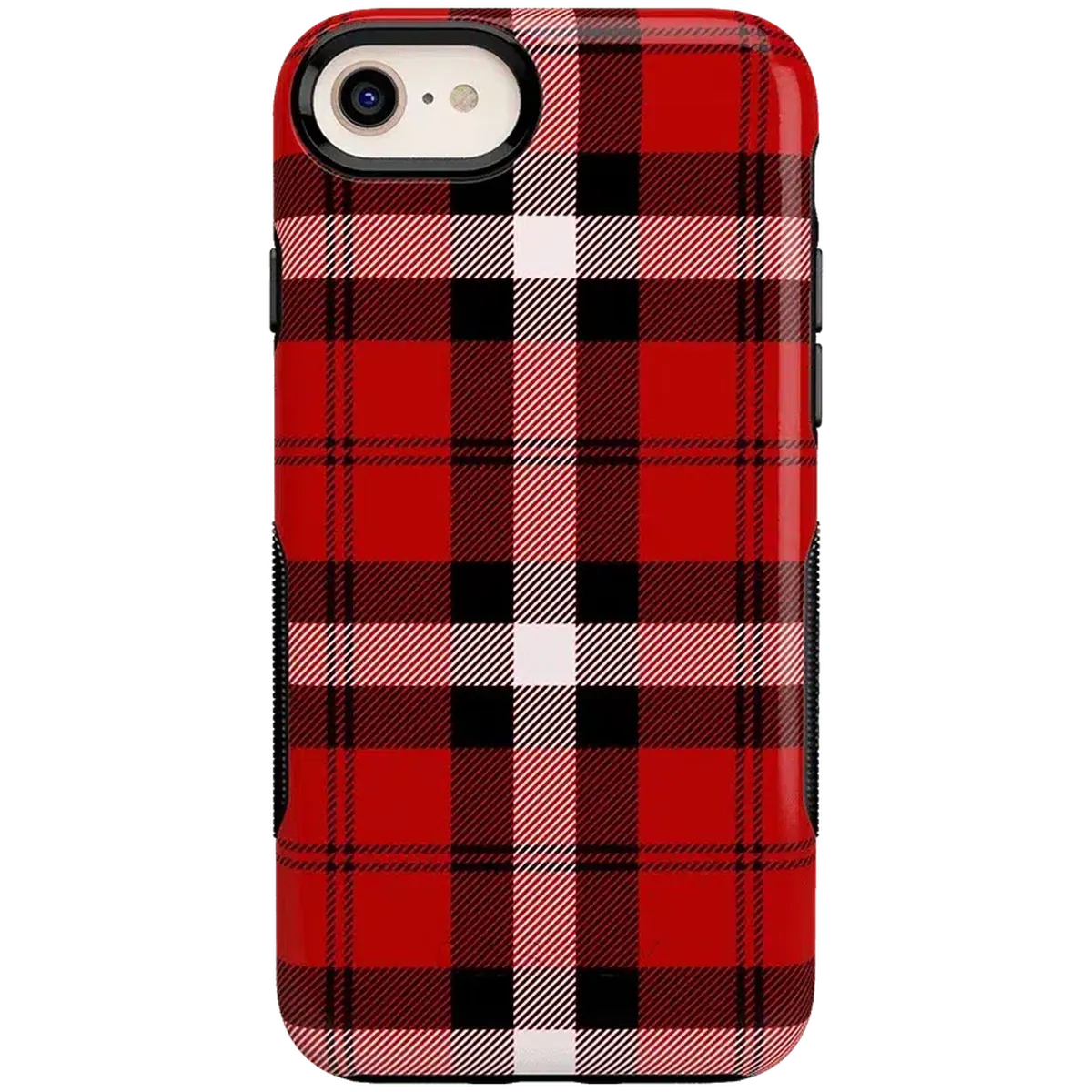 As if! | Red Plaid iPhone Case iPhone Case get.casely Bold iPhone 6/7/8