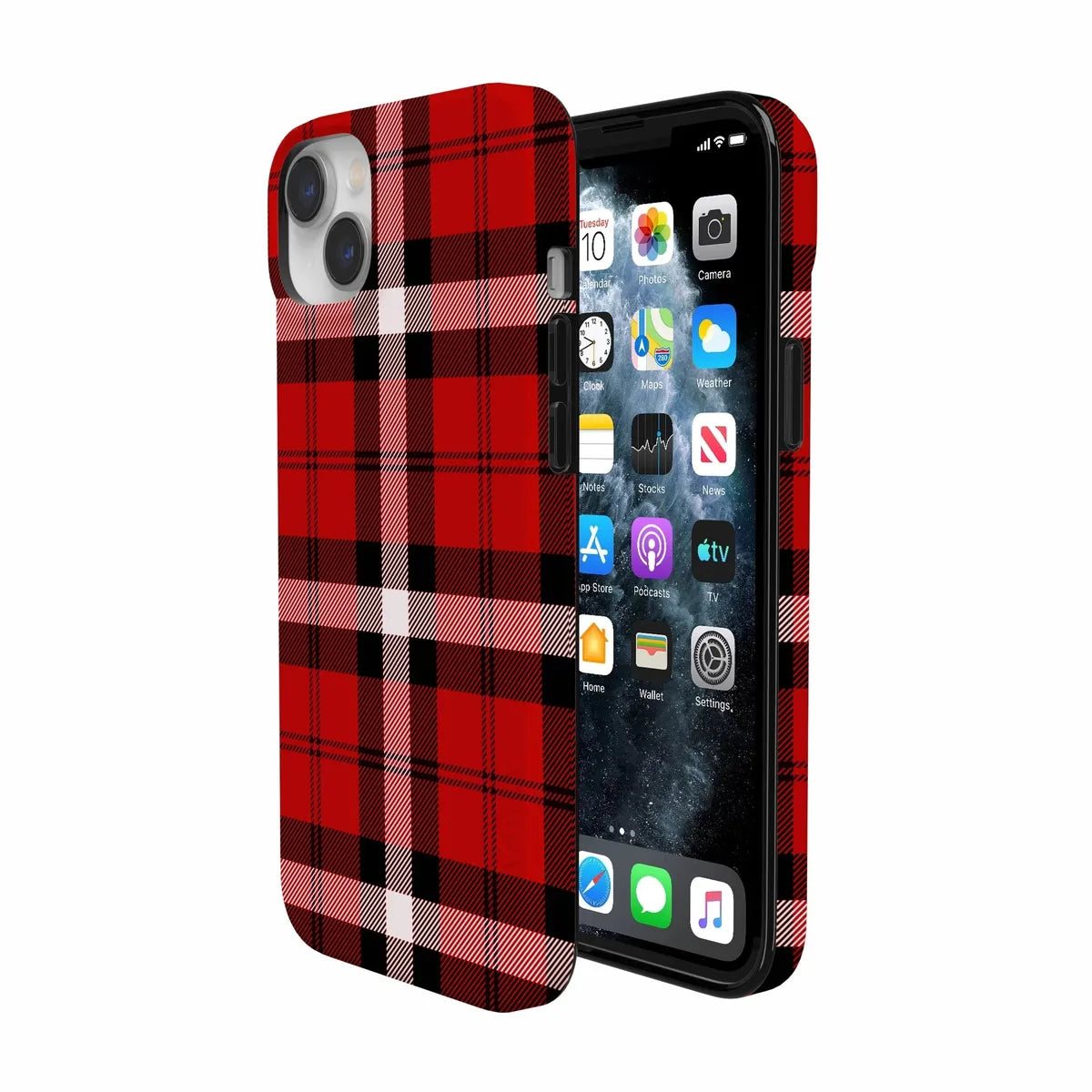 As if! | Red Plaid Case Phone Case get.casely