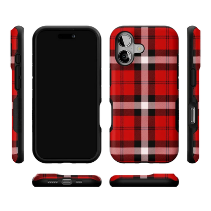 As if! | Red Plaid Case Phone Case get.casely